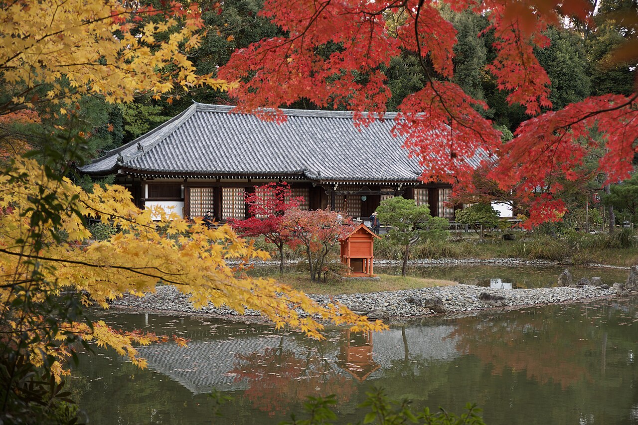 浄瑠璃寺庭園の写真