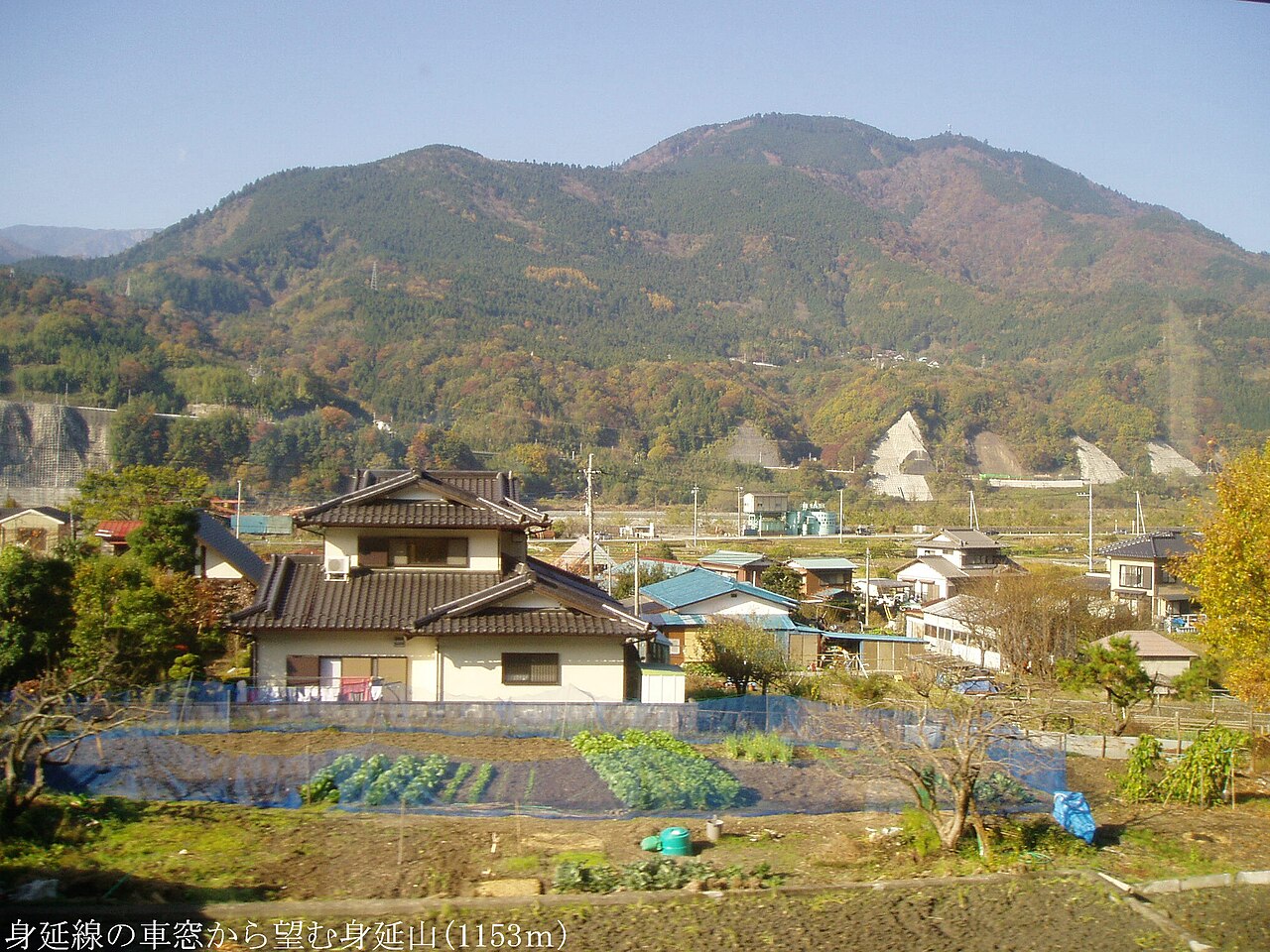 身延山の写真