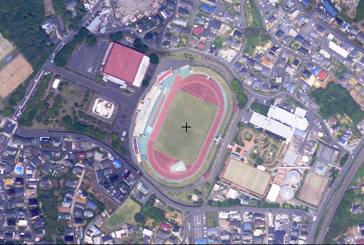 日立市民運動公園陸上競技場の写真