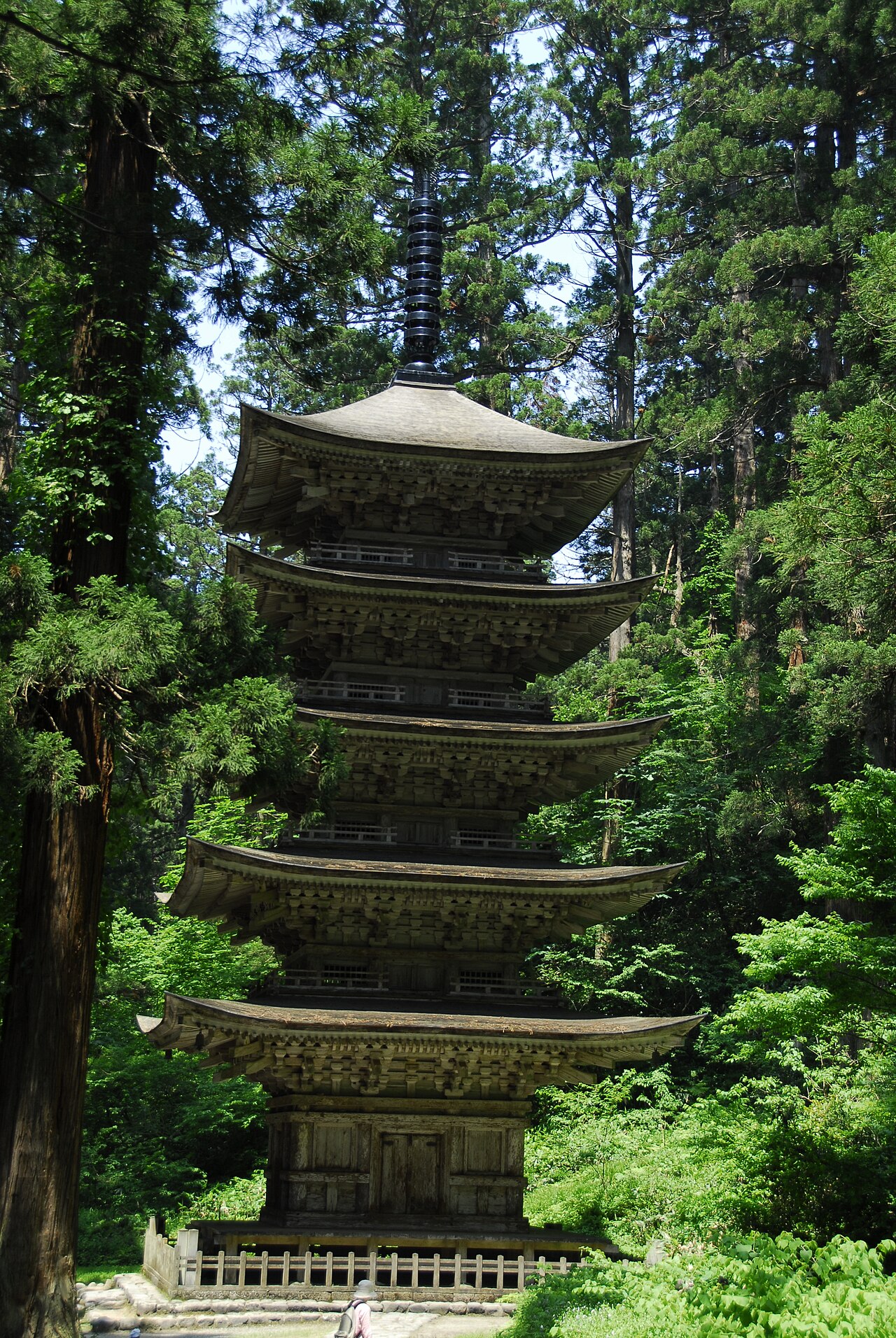 羽黒山五重塔の写真